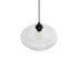 GLOBOSTAR® PERA 206-0009 Μοντέρνο Κρεμαστό Φωτιστικό Οροφής με Ντουί 1 x E27 AC 220-240V IP20 - Διάφανο - Μ30 x Π30 x Υ22cm - ledmania.gr