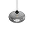 GLOBOSTAR® PERA 206-0010 Μοντέρνο Κρεμαστό Φωτιστικό Οροφής με Ντουί 1 x E27 AC 220-240V IP20 - Μαύρο Φιμέ - Μ30 x Π30 x Υ22cm - ledmania.gr