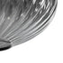 GLOBOSTAR® PERA 206-0010 Μοντέρνο Κρεμαστό Φωτιστικό Οροφής με Ντουί 1 x E27 AC 220-240V IP20 - Μαύρο Φιμέ - Μ30 x Π30 x Υ22cm - ledmania.gr