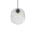 GLOBOSTAR® MELONI 206-0013 Μοντέρνο Κρεμαστό Φωτιστικό Οροφής με Ντουί 1 x E27 AC 220-240V IP20 - Διάφανο - Μ20 x Π20 x Υ24cm - ledmania.gr