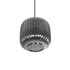 GLOBOSTAR® MELONI 206-0014 Μοντέρνο Κρεμαστό Φωτιστικό Οροφής με Ντουί 1 x E27 AC 220-240V IP20 - Μαύρο Φιμέ - Μ20 x Π20 x Υ24cm - ledmania.gr