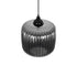 GLOBOSTAR® MELONI 206-0014 Μοντέρνο Κρεμαστό Φωτιστικό Οροφής με Ντουί 1 x E27 AC 220-240V IP20 - Μαύρο Φιμέ - Μ20 x Π20 x Υ24cm - ledmania.gr
