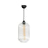 GLOBOSTAR® MELONI 206-0017 Μοντέρνο Κρεμαστό Φωτιστικό Οροφής με Ντουί 1 x E27 AC 220-240V IP20 - Διάφανο - Μ20 x Π20 x Υ38cm - ledmania.gr