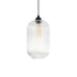 GLOBOSTAR® MELONI 206-0017 Μοντέρνο Κρεμαστό Φωτιστικό Οροφής με Ντουί 1 x E27 AC 220-240V IP20 - Διάφανο - Μ20 x Π20 x Υ38cm - ledmania.gr