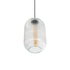 GLOBOSTAR® MELONI 206-0017 Μοντέρνο Κρεμαστό Φωτιστικό Οροφής με Ντουί 1 x E27 AC 220-240V IP20 - Διάφανο - Μ20 x Π20 x Υ38cm - ledmania.gr