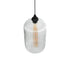 GLOBOSTAR® MELONI 206-0017 Μοντέρνο Κρεμαστό Φωτιστικό Οροφής με Ντουί 1 x E27 AC 220-240V IP20 - Διάφανο - Μ20 x Π20 x Υ38cm - ledmania.gr