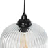 GLOBOSTAR® MELONI 206-0017 Μοντέρνο Κρεμαστό Φωτιστικό Οροφής με Ντουί 1 x E27 AC 220-240V IP20 - Διάφανο - Μ20 x Π20 x Υ38cm - ledmania.gr