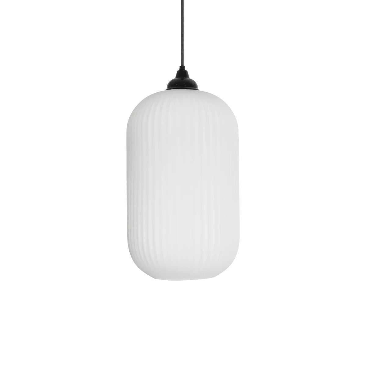 GLOBOSTAR® MELONI 206-0019 Μοντέρνο Κρεμαστό Φωτιστικό Οροφής με Ντουί 1 x E27 AC 220-240V IP20 - Λευκό - Μ20 x Π20 x Υ38cm - ledmania.gr