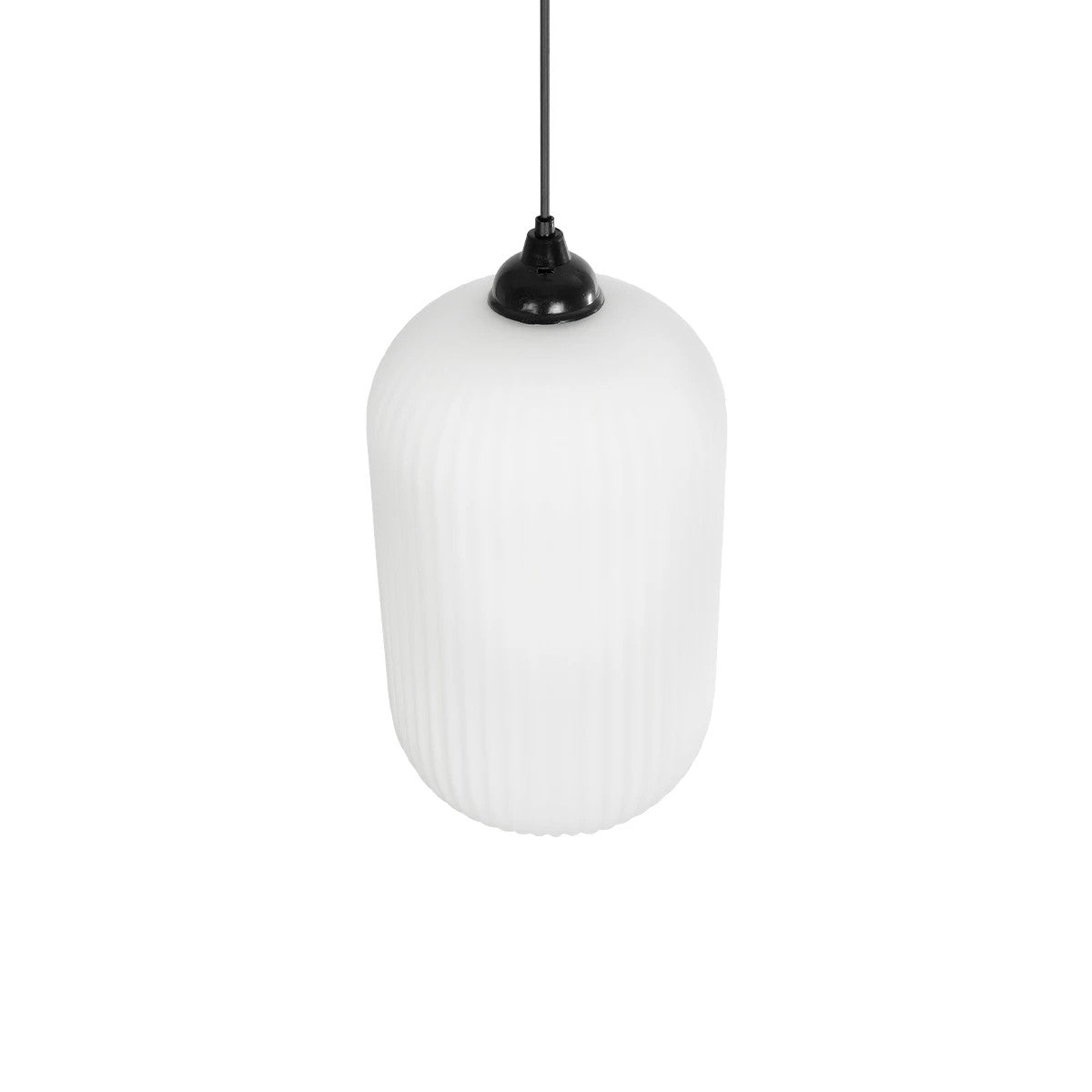 GLOBOSTAR® MELONI 206-0019 Μοντέρνο Κρεμαστό Φωτιστικό Οροφής με Ντουί 1 x E27 AC 220-240V IP20 - Λευκό - Μ20 x Π20 x Υ38cm - ledmania.gr