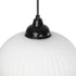 GLOBOSTAR® MELONI 206-0019 Μοντέρνο Κρεμαστό Φωτιστικό Οροφής με Ντουί 1 x E27 AC 220-240V IP20 - Λευκό - Μ20 x Π20 x Υ38cm - ledmania.gr