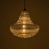 GLOBOSTAR® VERRE 206-0021 Μοντέρνο Κρεμαστό Φωτιστικό Οροφής με Ντουί 1 x E27 AC 220-240V IP20 - Μαύρο Φιμέ - Μ38 x Π38 x Υ34cm - ledmania.gr