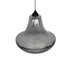 GLOBOSTAR® VERRE 206-0021 Μοντέρνο Κρεμαστό Φωτιστικό Οροφής με Ντουί 1 x E27 AC 220-240V IP20 - Μαύρο Φιμέ - Μ38 x Π38 x Υ34cm - ledmania.gr
