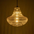 GLOBOSTAR® VERRE 206-0022 Μοντέρνο Κρεμαστό Φωτιστικό Οροφής με Ντουί 1 x E27 AC 220-240V IP20 - Mελί - Μ38 x Π38 x Υ34cm - ledmania.gr