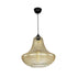 GLOBOSTAR® VERRE 206-0022 Μοντέρνο Κρεμαστό Φωτιστικό Οροφής με Ντουί 1 x E27 AC 220-240V IP20 - Mελί - Μ38 x Π38 x Υ34cm - ledmania.gr