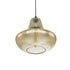 GLOBOSTAR® VERRE 206-0022 Μοντέρνο Κρεμαστό Φωτιστικό Οροφής με Ντουί 1 x E27 AC 220-240V IP20 - Mελί - Μ38 x Π38 x Υ34cm - ledmania.gr