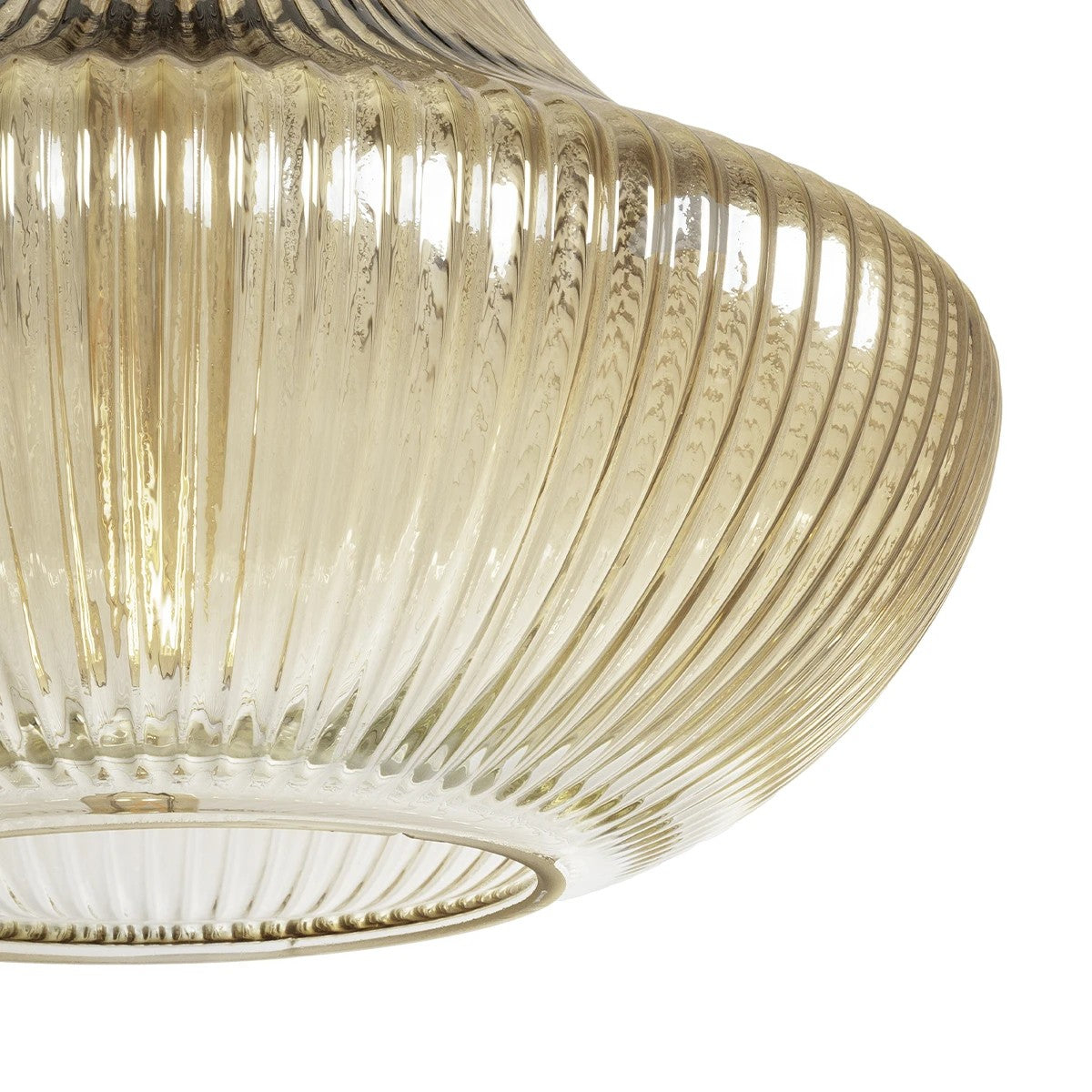 GLOBOSTAR® VERRE 206-0022 Μοντέρνο Κρεμαστό Φωτιστικό Οροφής με Ντουί 1 x E27 AC 220-240V IP20 - Mελί - Μ38 x Π38 x Υ34cm - ledmania.gr