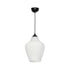 GLOBOSTAR® SKLO 206-0023 Μοντέρνο Κρεμαστό Φωτιστικό Οροφής με Ντουί 1 x E27 AC 220-240V IP20 - Λευκό - Μ22 x Π22 x Υ31cm - ledmania.gr