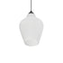 GLOBOSTAR® SKLO 206-0023 Μοντέρνο Κρεμαστό Φωτιστικό Οροφής με Ντουί 1 x E27 AC 220-240V IP20 - Λευκό - Μ22 x Π22 x Υ31cm - ledmania.gr