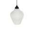 GLOBOSTAR® SKLO 206-0023 Μοντέρνο Κρεμαστό Φωτιστικό Οροφής με Ντουί 1 x E27 AC 220-240V IP20 - Λευκό - Μ22 x Π22 x Υ31cm - ledmania.gr