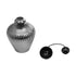 GLOBOSTAR® SKLO 206-0024 Μοντέρνο Κρεμαστό Φωτιστικό Οροφής με Ντουί 1 x E27 AC 220-240V IP20 - Μαύρο Φιμέ - Μ22 x Π22 x Υ31cm - ledmania.gr