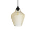 GLOBOSTAR® SKLO 206-0025 Μοντέρνο Κρεμαστό Φωτιστικό Οροφής με Ντουί 1 x E27 AC 220-240V IP20 - Mελί - Μ22 x Π22 x Υ31cm - ledmania.gr