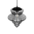 GLOBOSTAR® CORTE 206-0028 Μοντέρνο Κρεμαστό Φωτιστικό Οροφής με Ντουί 1 x E27 AC 220-240V IP20 - Μαύρο Φιμέ - Μ25 x Π25 x Υ30cm - ledmania.gr