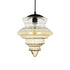 GLOBOSTAR® CORTE 206-0029 Μοντέρνο Κρεμαστό Φωτιστικό Οροφής με Ντουί 1 x E27 AC 220-240V IP20 - Mελί - Μ25 x Π25 x Υ30cm - ledmania.gr