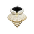 GLOBOSTAR® CORTE 206-0029 Μοντέρνο Κρεμαστό Φωτιστικό Οροφής με Ντουί 1 x E27 AC 220-240V IP20 - Mελί - Μ25 x Π25 x Υ30cm - ledmania.gr