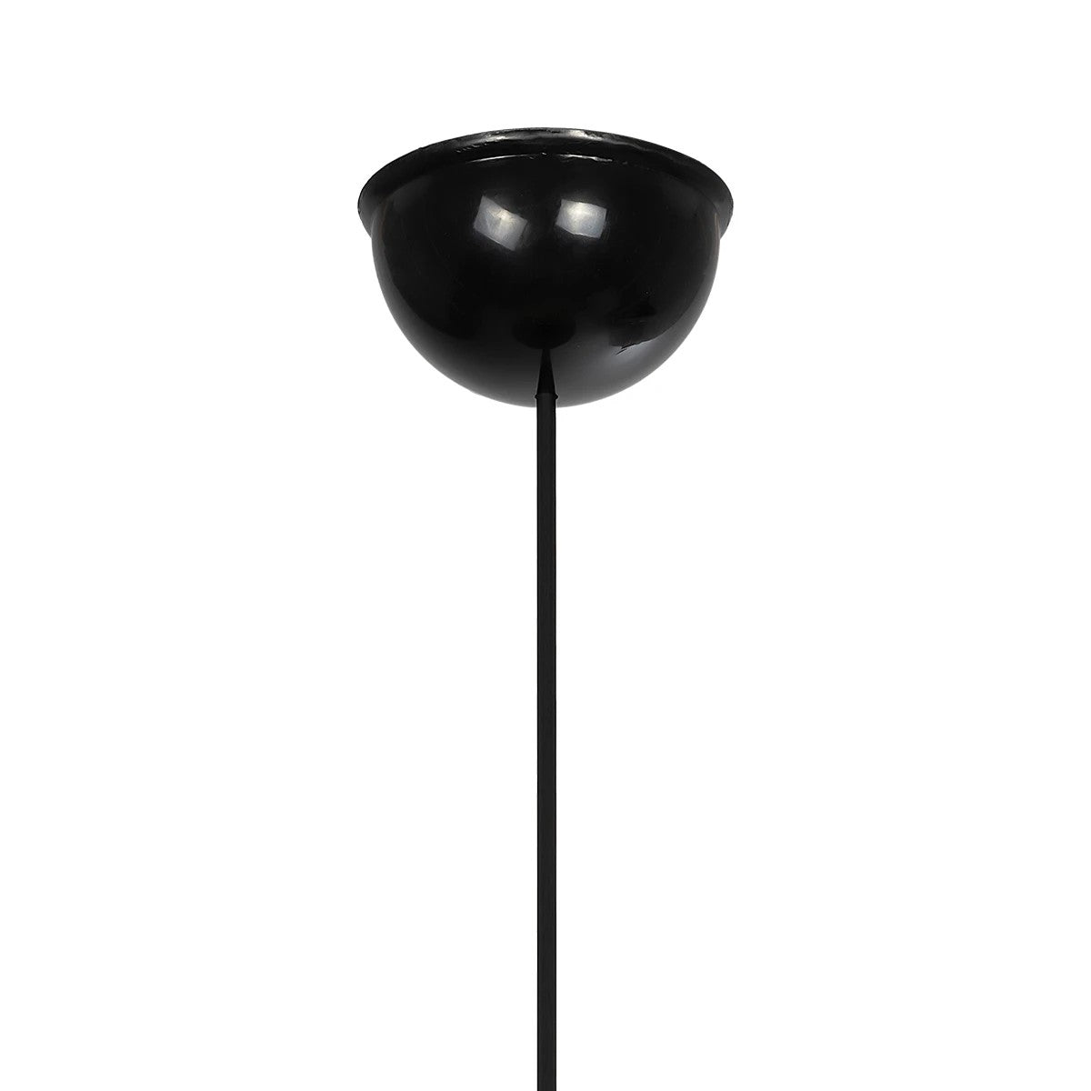 GLOBOSTAR® OVOCE 206-0032 Μοντέρνο Κρεμαστό Φωτιστικό Οροφής με Ντουί 1 x E27 AC 220-240V IP20 - Μαύρο Φιμέ - Μ20 x Π20 x Υ22cm - ledmania.gr