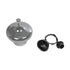 GLOBOSTAR® OVOCE 206-0032 Μοντέρνο Κρεμαστό Φωτιστικό Οροφής με Ντουί 1 x E27 AC 220-240V IP20 - Μαύρο Φιμέ - Μ20 x Π20 x Υ22cm - ledmania.gr