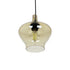 GLOBOSTAR® OVOCE 206-0033 Μοντέρνο Κρεμαστό Φωτιστικό Οροφής με Ντουί 1 x E27 AC 220-240V IP20 - Mελί - Μ20 x Π20 x Υ22cm - ledmania.gr