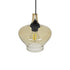 GLOBOSTAR® OVOCE 206-0033 Μοντέρνο Κρεμαστό Φωτιστικό Οροφής με Ντουί 1 x E27 AC 220-240V IP20 - Mελί - Μ20 x Π20 x Υ22cm - ledmania.gr