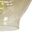 GLOBOSTAR® OVOCE 206-0033 Μοντέρνο Κρεμαστό Φωτιστικό Οροφής με Ντουί 1 x E27 AC 220-240V IP20 - Mελί - Μ20 x Π20 x Υ22cm - ledmania.gr
