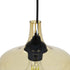GLOBOSTAR® OVOCE 206-0033 Μοντέρνο Κρεμαστό Φωτιστικό Οροφής με Ντουί 1 x E27 AC 220-240V IP20 - Mελί - Μ20 x Π20 x Υ22cm - ledmania.gr