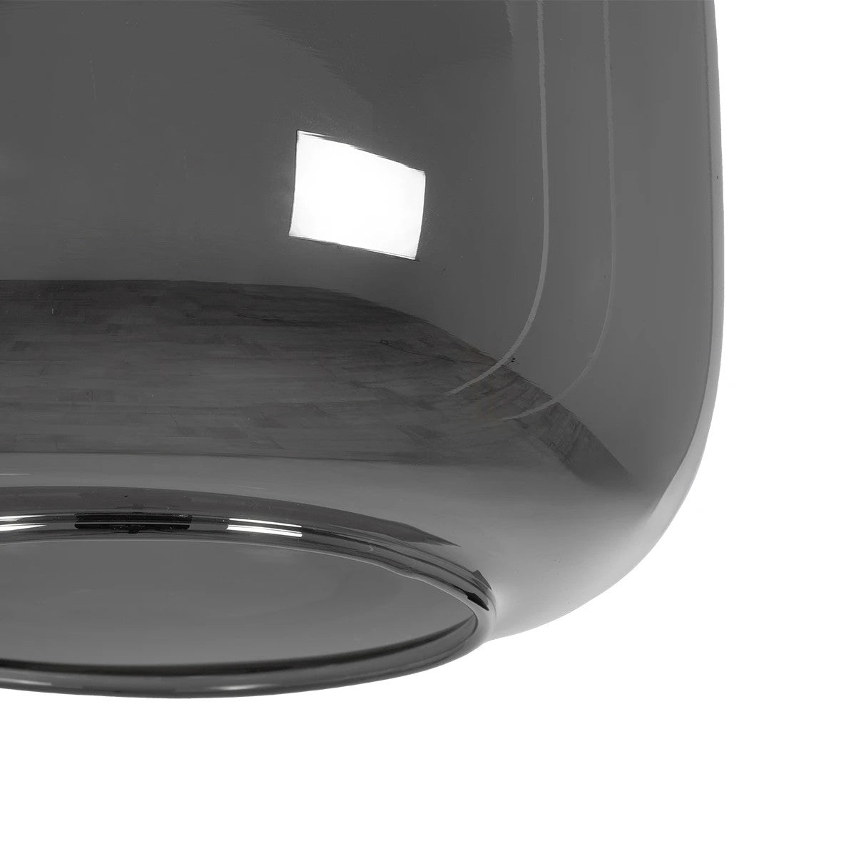 GLOBOSTAR® PIAGE 206-0036 Μοντέρνο Κρεμαστό Φωτιστικό Οροφής με Ντουί 1 x E27 AC 220-240V IP20 - Μαύρο Φιμέ - Μ18 x Π18 x Υ31cm - ledmania.gr
