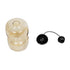 GLOBOSTAR® PIAGE 206-0037 Μοντέρνο Κρεμαστό Φωτιστικό Οροφής με Ντουί 1 x E27 AC 220-240V IP20 - Mελί - Μ17 x Π17 x Υ25cm - ledmania.gr
