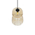 GLOBOSTAR® PIAGE 206-0037 Μοντέρνο Κρεμαστό Φωτιστικό Οροφής με Ντουί 1 x E27 AC 220-240V IP20 - Mελί - Μ17 x Π17 x Υ25cm - ledmania.gr