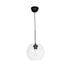 GLOBOSTAR® MPRALA 206-0038 Μοντέρνο Κρεμαστό Φωτιστικό Οροφής με Ντουί 1 x E27 AC 220-240V IP20 - Διάφανο - Μ20 x Π20 x Υ18cm - ledmania.gr