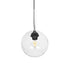 GLOBOSTAR® MPRALA 206-0038 Μοντέρνο Κρεμαστό Φωτιστικό Οροφής με Ντουί 1 x E27 AC 220-240V IP20 - Διάφανο - Μ20 x Π20 x Υ18cm - ledmania.gr