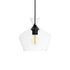 GLOBOSTAR® BOHEMIA 206-0039 Μοντέρνο Κρεμαστό Φωτιστικό Οροφής με Ντουί 1 x E27 AC 220-240V IP20 - Διάφανο - Μ22 x Π22 x Υ22cm - ledmania.gr