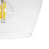 GLOBOSTAR® BOHEMIA 206-0039 Μοντέρνο Κρεμαστό Φωτιστικό Οροφής με Ντουί 1 x E27 AC 220-240V IP20 - Διάφανο - Μ22 x Π22 x Υ22cm - ledmania.gr