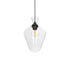 GLOBOSTAR® BOHEMIA 206-0040 Μοντέρνο Κρεμαστό Φωτιστικό Οροφής με Ντουί 1 x E27 AC 220-240V IP20 - Διάφανο - Μ20 x Π20 x Υ32cm - ledmania.gr