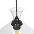 GLOBOSTAR® BOHEMIA 206-0040 Μοντέρνο Κρεμαστό Φωτιστικό Οροφής με Ντουί 1 x E27 AC 220-240V IP20 - Διάφανο - Μ20 x Π20 x Υ32cm - ledmania.gr