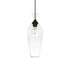GLOBOSTAR® BOHEMIA 206-0039 Μοντέρνο Κρεμαστό Φωτιστικό Οροφής με Ντουί 1 x E27 AC 220-240V IP20 - Διάφανο - Μ15 x Π15 x Υ40cm - ledmania.gr