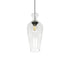 GLOBOSTAR® BOHEMIA 206-0039 Μοντέρνο Κρεμαστό Φωτιστικό Οροφής με Ντουί 1 x E27 AC 220-240V IP20 - Διάφανο - Μ15 x Π15 x Υ40cm - ledmania.gr