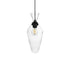 GLOBOSTAR® BOHEMIA 206-0039 Μοντέρνο Κρεμαστό Φωτιστικό Οροφής με Ντουί 1 x E27 AC 220-240V IP20 - Διάφανο - Μ15 x Π15 x Υ40cm - ledmania.gr