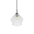GLOBOSTAR® TORU 206-0042 Μοντέρνο Κρεμαστό Φωτιστικό Οροφής με Ντουί 1 x E27 AC 220-240V IP20 - Διάφανο - Μ20 x Π20 x Υ31cm - ledmania.gr