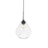 GLOBOSTAR® BALU 206-0043 Μοντέρνο Κρεμαστό Φωτιστικό Οροφής με Ντουί 1 x E27 AC 220-240V IP20 - Διάφανο - Μ20 x Π20 x Υ42cm - ledmania.gr