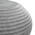 GloboStar® Artificial Garden FLORENCE 20751 Επιδαπέδιο Πολυεστερικό Τσιμεντένιο Κασπώ Γλάστρα - Flower Pot Γκρι Μ130 x Π90 x Υ48cm - ledmania.gr