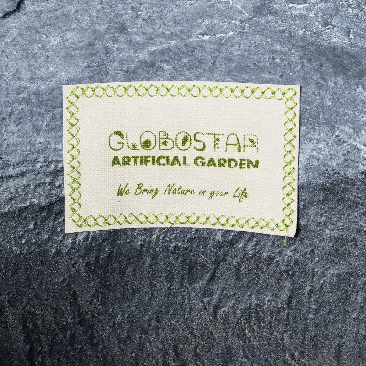 GloboStar® Artificial Garden ALCAZAR 20777 Επιδαπέδιο Πολυεστερικό Τσιμεντένιο Κασπώ Γλάστρα - Flower Pot Γκρι Φ51 x Υ71cm - ledmania.gr